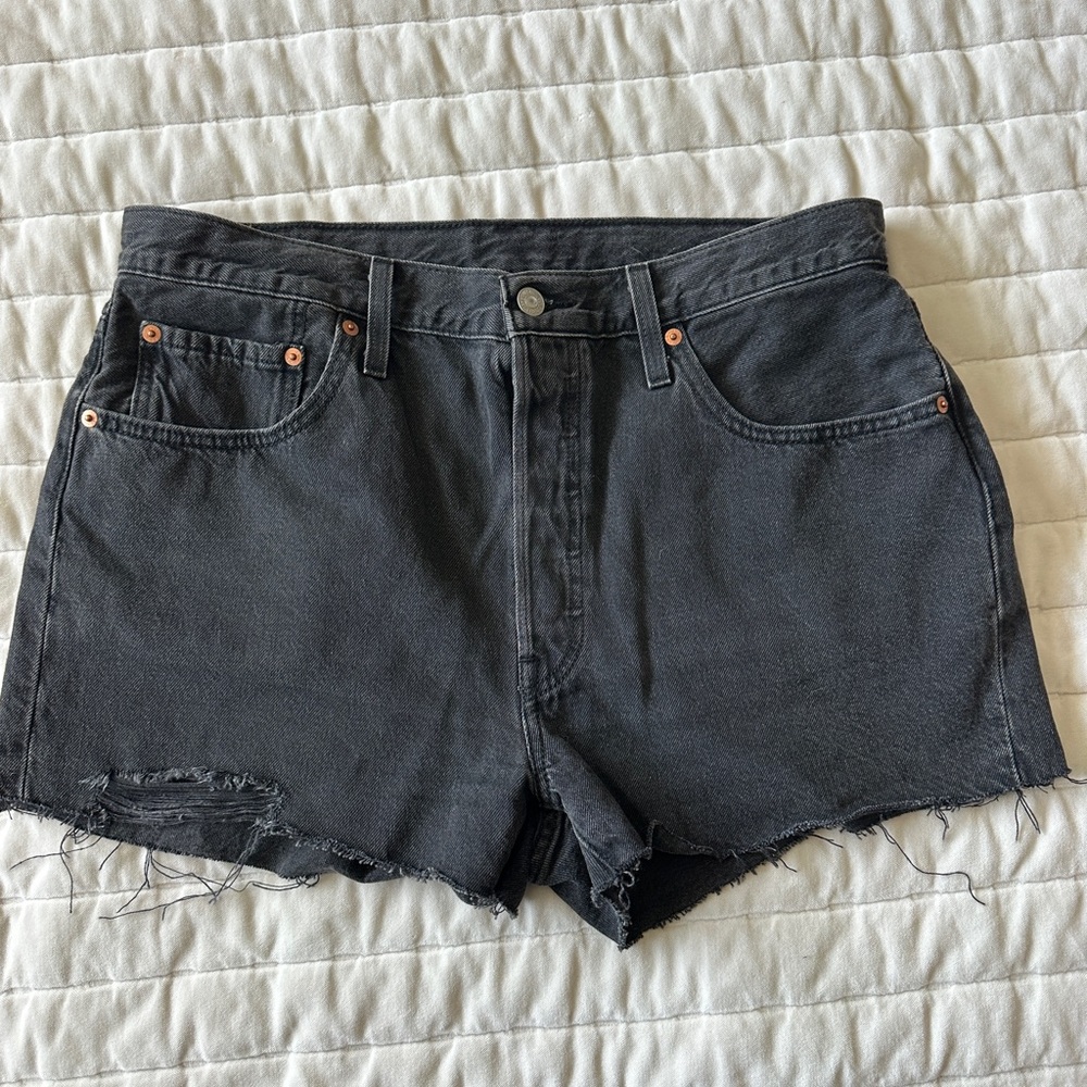Levi’s 501 Cutoffs Women's Black Denim Shorts - tags removed, never worn